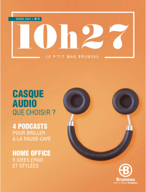 Casques audio, podcasts sur le travail et idées home office