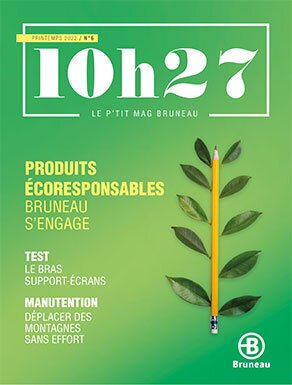 Produits écoresponsables, test bras support-écrans, solutions de manutention