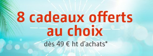 8 cadeaux au choix