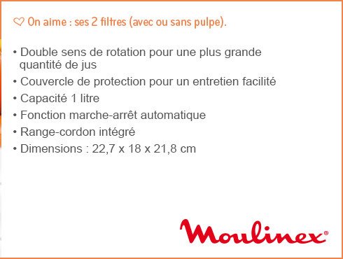 Le presse-agrumes Vitapress