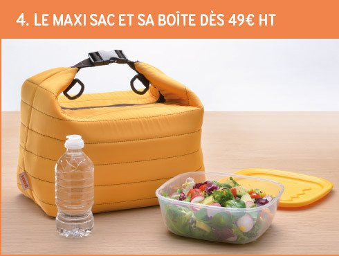Le sac isotherme et les bo&icirc;tes de conservation Guzzini