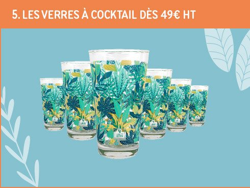 Verres &agrave; cocktail