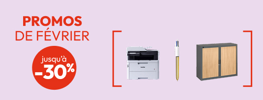 Promos de février  Jusqu'à -30% Voir la sélection