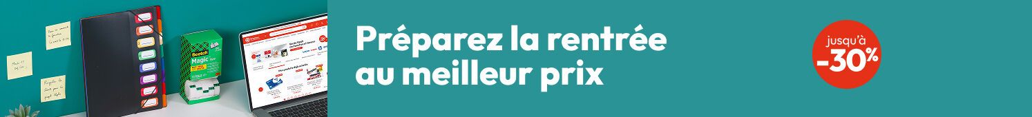 Préparez la rentrée au meilleur prix Jusqu'à -30% Vite j'en profite