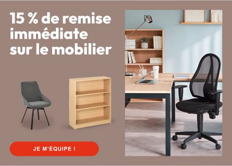 15% de remise immédiate sur vos achats de mobilier Vite, je m'équipe !