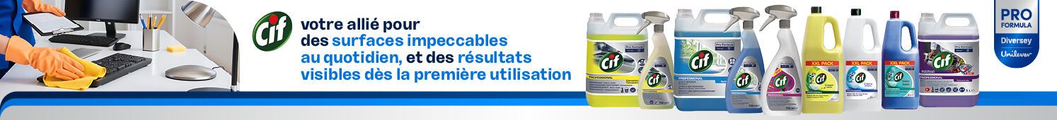 Pro Formula CIF votre allié pour des surfaces impeccables au quotidien, et des résultats visibles dès la première utilisation.