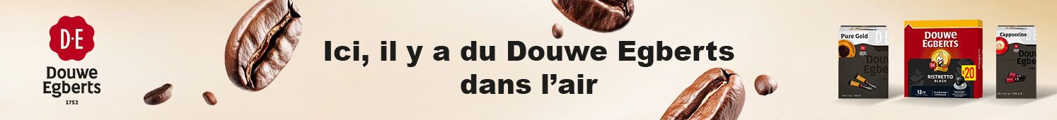 Ici, il y a du Douwe Egberts dans l'air