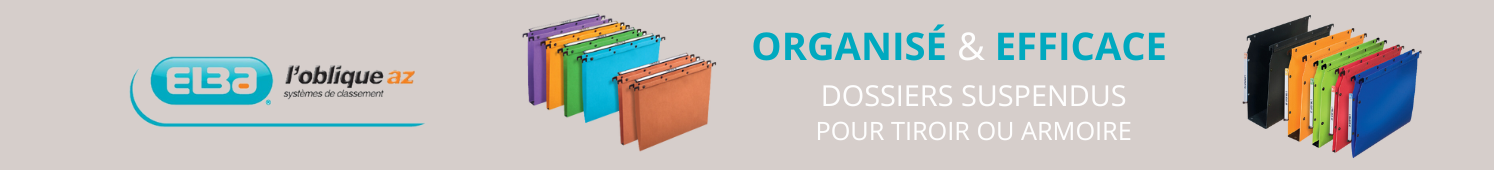 ELBA : Organisé & Efficace Dossiers suspendus pour tiroir ou armoire