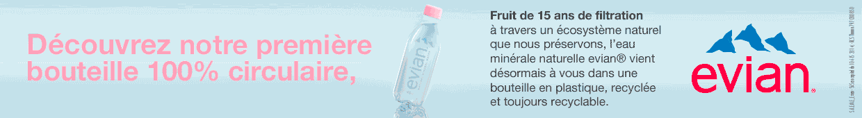 Découvrez notre bouteille  100% en matière recyclée