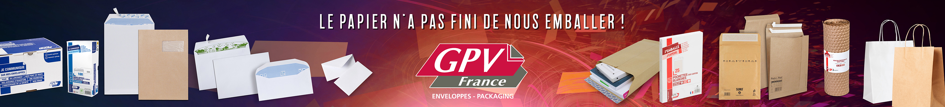GPV France  Enveloppes, packaging Le papier n'a pas fini de nous emballer !