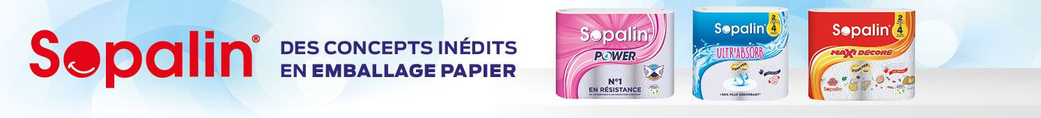 Sopalin Des concepts inédits en emballage papier