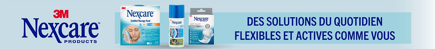 3M Nexcare Des solutions au quotidien flexibles et actives comme vous.