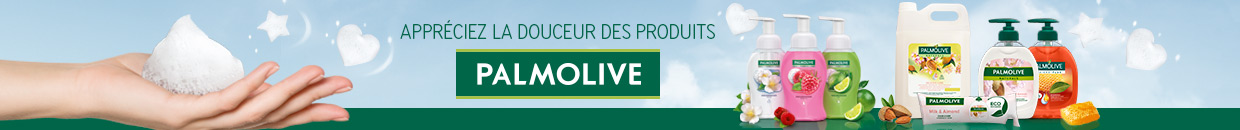 Appréciez la douceur des produits Palmolive