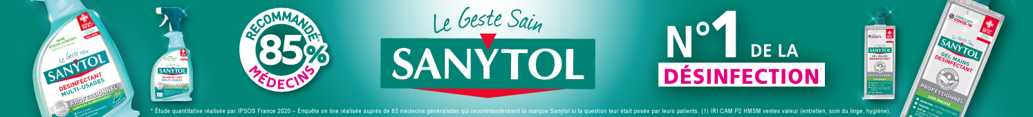 Les geste sain Sanytol N°1 de la désinfection