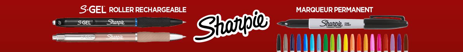Sharpie marqueur permanent Sgel roller rechargeables