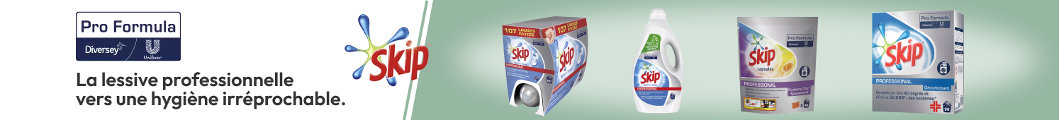 Pro Formula La lessive professionnelle vers une hygiène irréprochable Skip