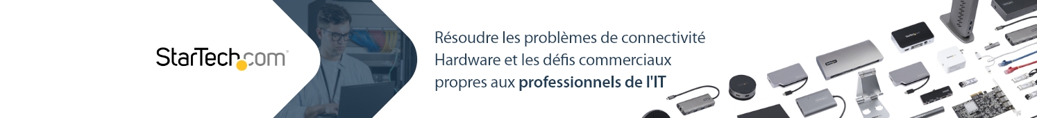 Startech.com Résoudre les problèmes de connectivité Hardware et les défis commerciaux propres aux professionnels de l'IT
