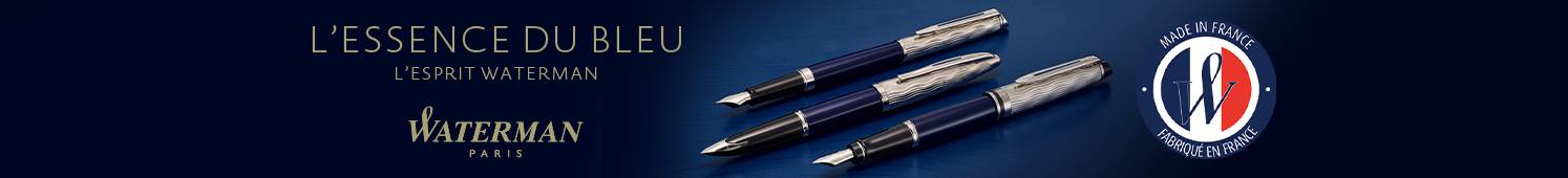 L'essence du bleu L'esprit Waterman Paris