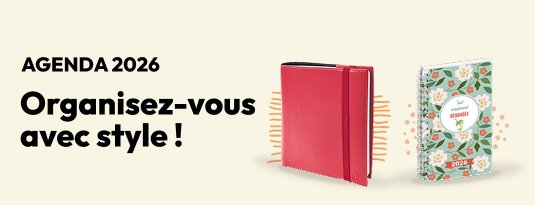 Agendas 2026 Organisez-vous avec style !