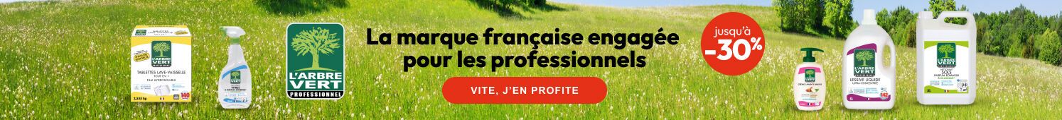 La marque française engagée pour les professionnels Jusqu'à -30%  Vite j'en profite