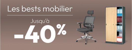 Jusqu'à -40% sur le mobilier Vite, j'en profite !