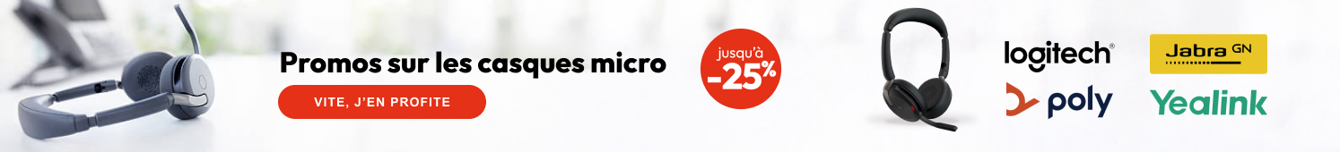 Promos sur les casques micro Jusqu'à -25% Vite j'en profite