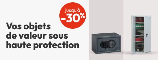 Vos objets de valeur sous haute protection Jusqu'à -30% Voir la sélection