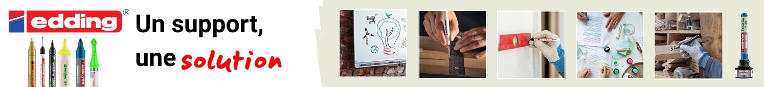 Edding Un support, une solution