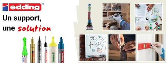 Edding Un support, une solution