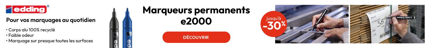 Edding  Marqueurs permanents e2000 Jusqu'à -30% Découvrir
