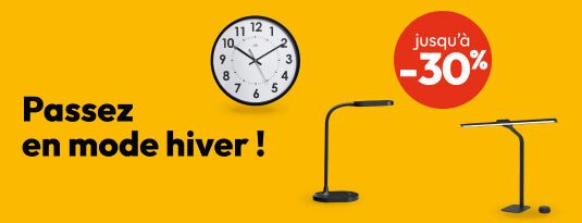 Passez en mode hiver ! Jusqu'à -30% Equipez-vous