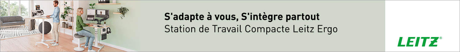 S'adapte à vous, s'intègre partout Station de travail compacte Leitz Ergo