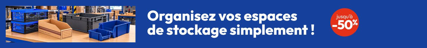Organisez vos espaces de stockage simplement !