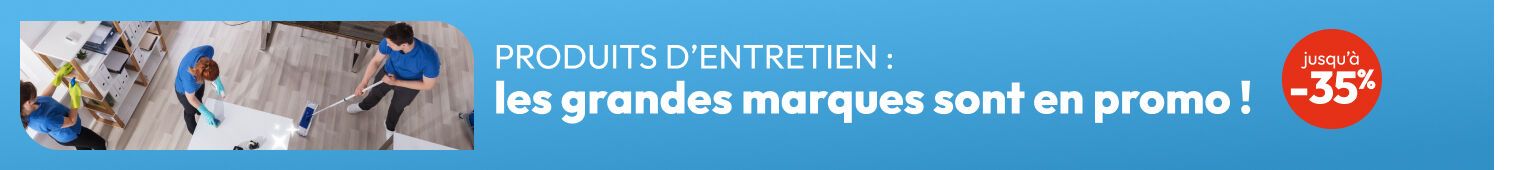Produits d'entretien Les grandes marques sont en promo ! Jusqu'à -35%