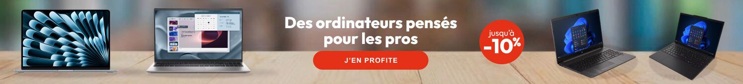 Des ordinateurs pensés pour les pros Jusqu'à -10% J'en profite