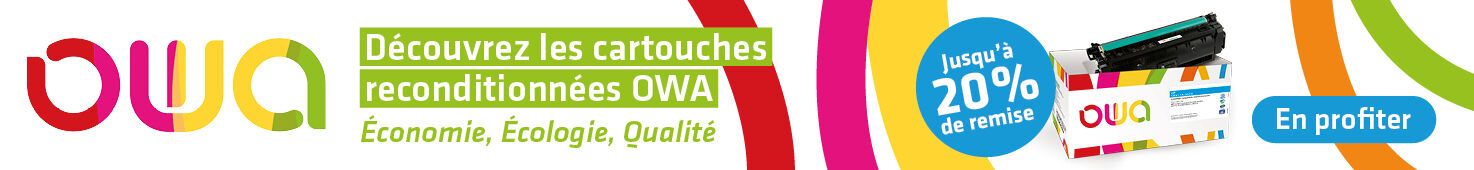 Owa Jusqu'à -20% de remise Découvrez les cartouches reconditionnées OWA Ecologie, Economies, Qualité En profiter