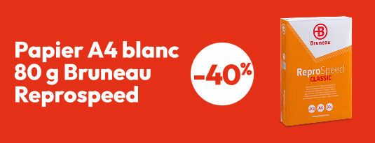 Vente flash papier A4 blanc 80 g Bruneau Reprospeed -40% Vite j'en profite