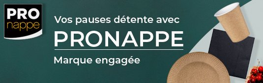Vos pauses détente avec Pronappe Marque engagée