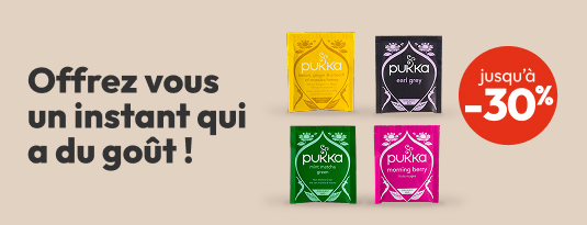 Pukka Offrez-vous un instant qui a du goût ! Jusqu'à -30% Vite, j'en profite !