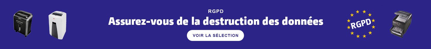 RGPD Assurez-vous de la destruction des données Voir la sélection