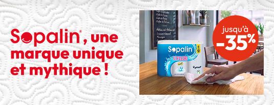 Sopalin, une marque unique et mythique ! Jusqu'à -35% J'en profite