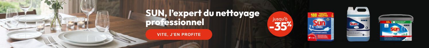 Sun, l'expert du nettoyage professionnel Jusqu'à -35% Vite, j'en profite