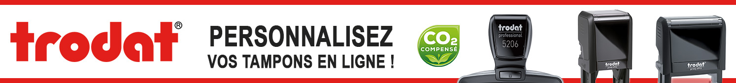 Trodat Personnalisez vos tampons en ligne !