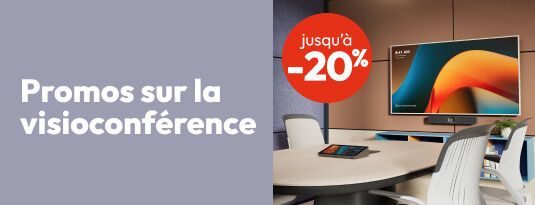 Promos sur la visioconférence Jusqu'à -20% Voir les solutions