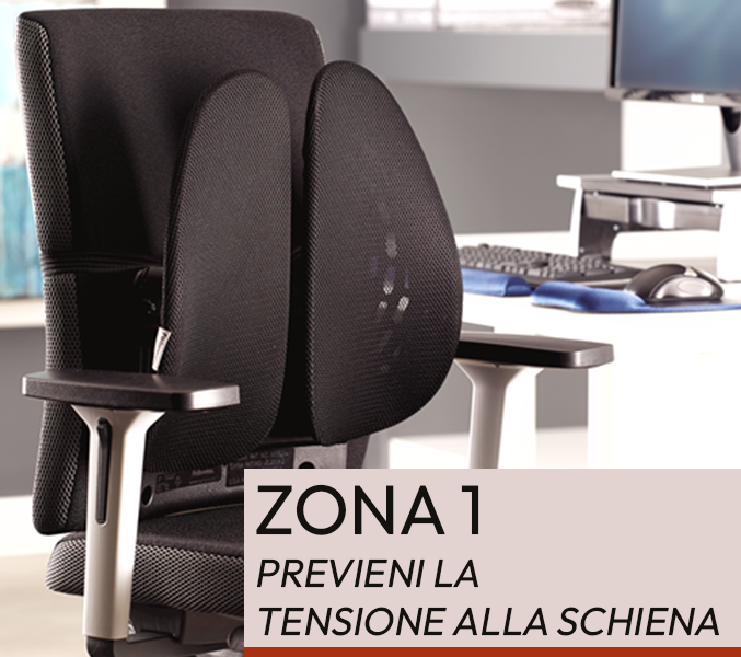 Zona 1 - previeni la tensione alla schiena