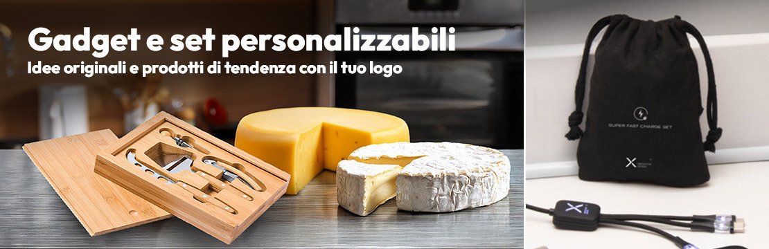 Gadget e set personalizzati