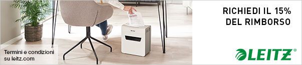 Letiz cashback : chiedi il tuo rimborso del 15% sui prodotti Leitz
