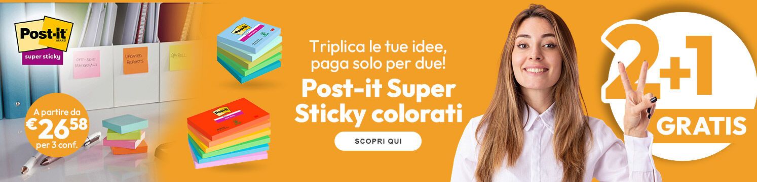 Post-it Super Sticky 2+1 GRATIS