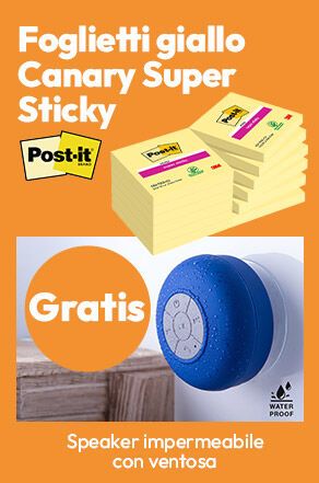 Super Sticky giallo canary con GRATIS speaker impermeabile in omaggio