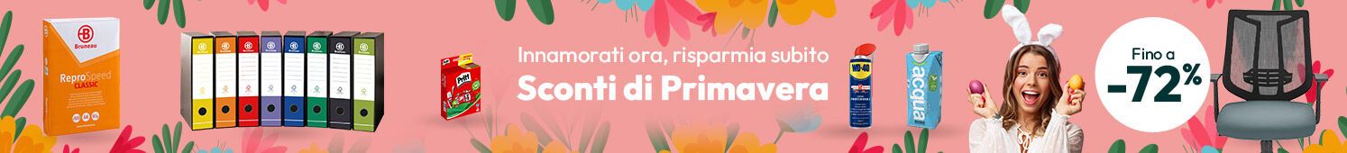 Sconti di Primavera fino a -72% di risparmio!